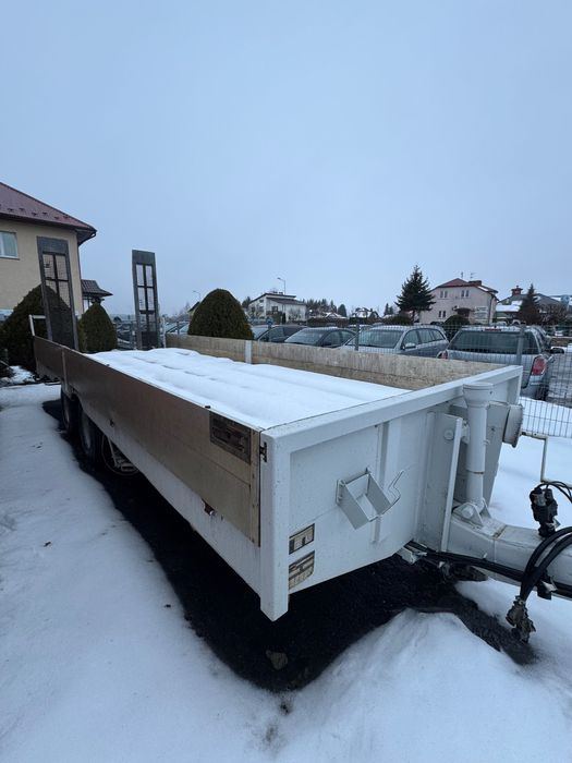 Przyczepa tandem niskopodwoziowa Moslein