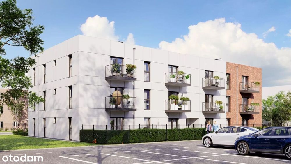 2-pokojowe mieszkanie 47m2 + balkon