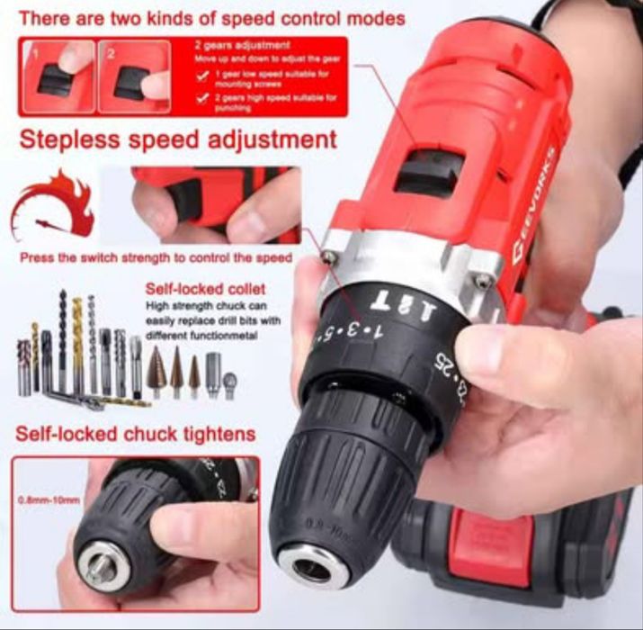 Aparafusadora ( 2 baterias incluídas)