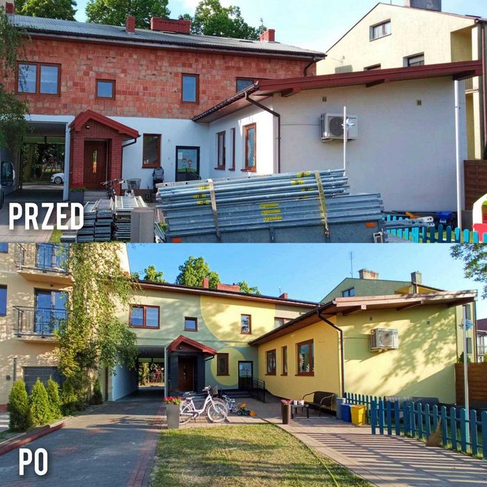 Ocieplenie domu #malowanie elewacji #docieplenie wełną #tynkowanie itp