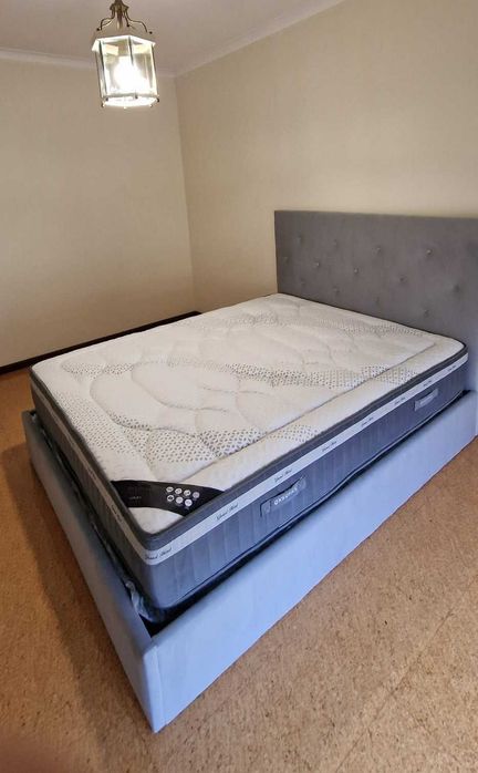 Camas de Casal Estofadas de Luxo 199€ Disp. em Várias Cores! 190x140m!