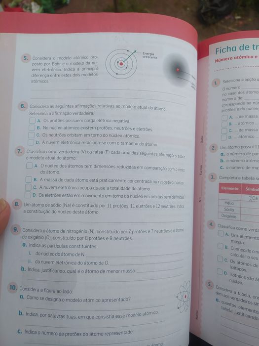 Físico química caderno atividades+ relatórios orientados manual escolar 9° ano