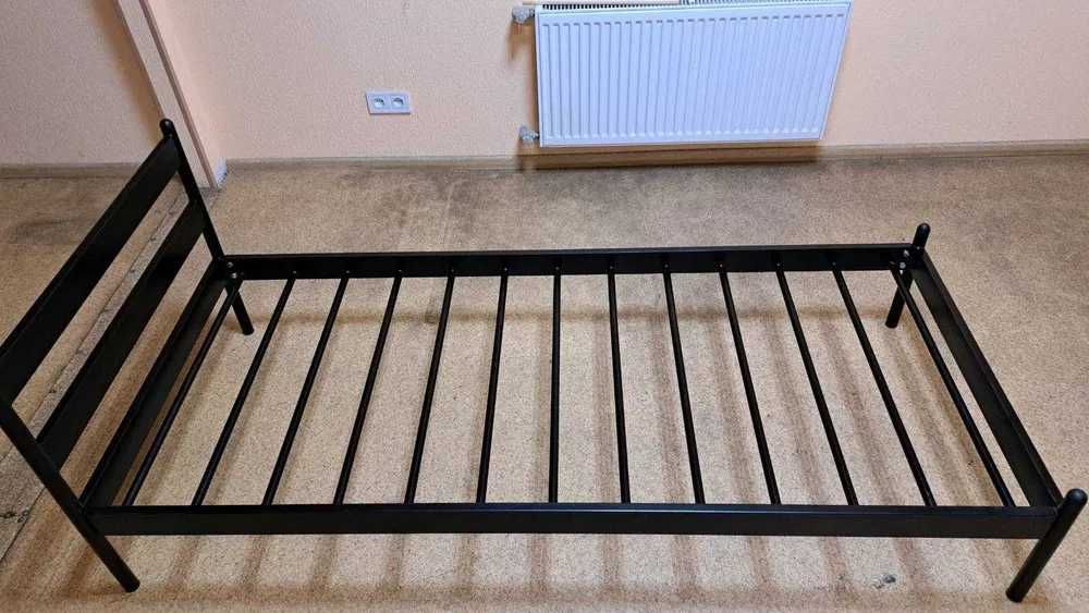 Ліжко металеве з матрацом одноярусне, двоярусне