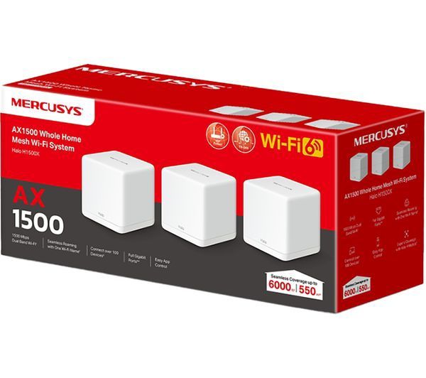 Mercusys halo H1500x - Pack 3