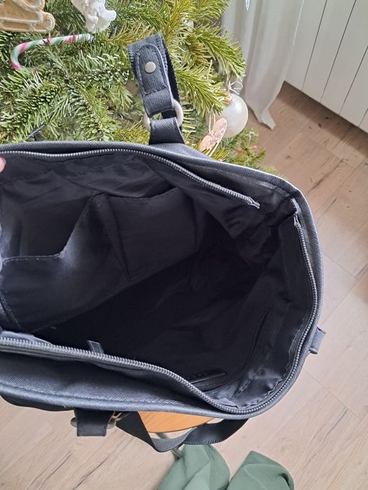 Czarna torebka materiałowa, Gabor