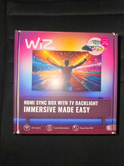 WiZ HDMI Sync Box z taśmą LED do TV ambilight 55-65