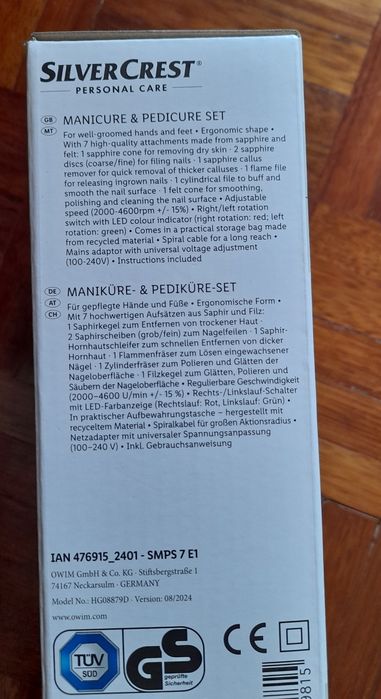 Conjunto de Manicure/Pedicure NOVO