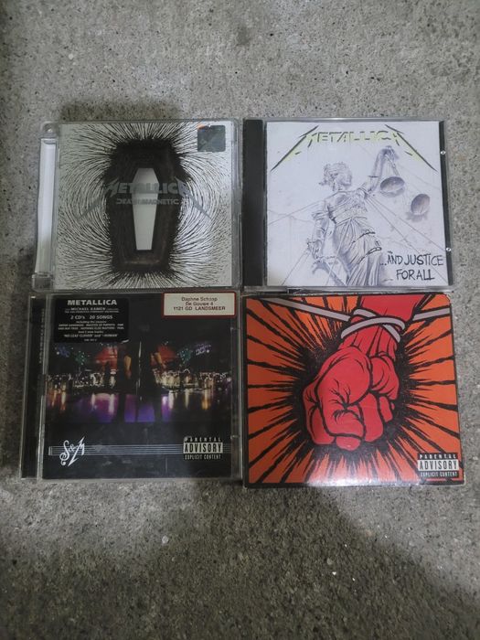 Quatro cds Metallica