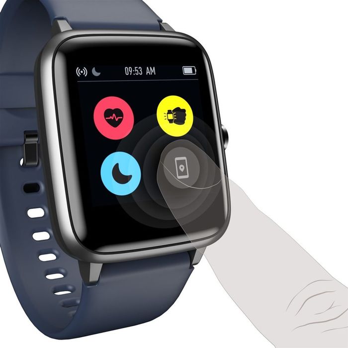 outlet smartwatch hama hammer 4900 watch ip68 bluetooth niebieski