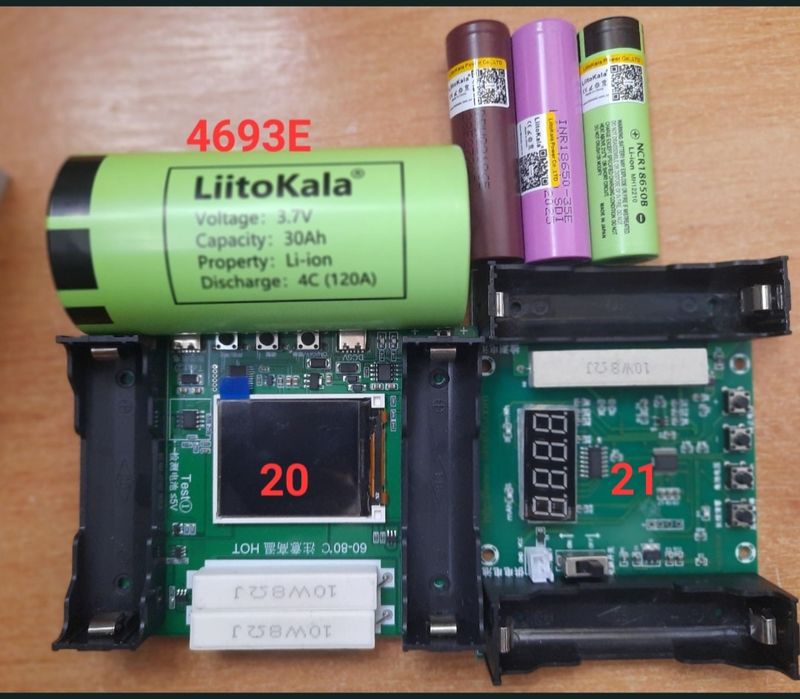 Холдер  bms 3s 4s 6s бмс плата зарядка аккумуляторы 18650, 4695E