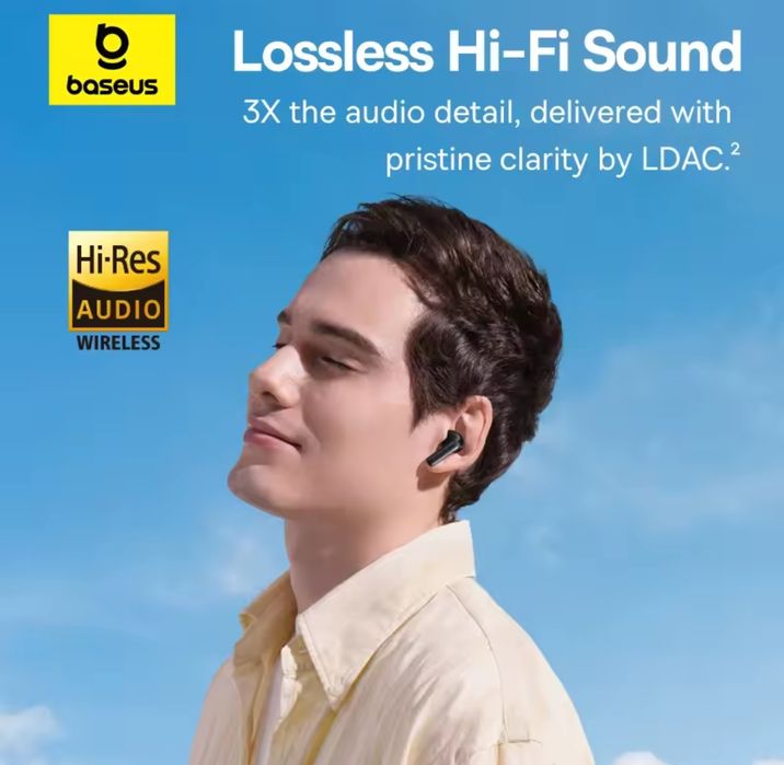 Новинка от Baseus TWS наушники EP10 Pro,50db,55h,6micro,app,6.0,Ldac#