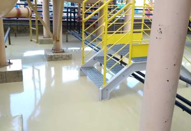 Impermeabilização e remoção de amianto, pintura de lajes e pavimentos