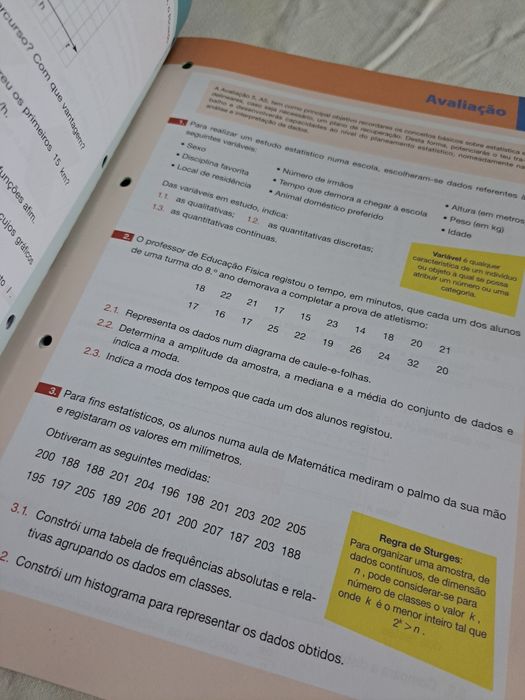 Caderno de tarefas 8 ano - Matemática Dinâmica