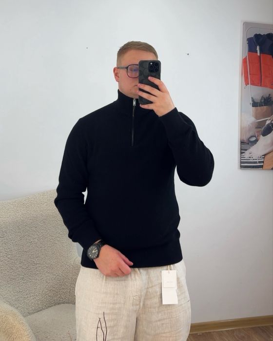 Мужская кофта полузамок H&M