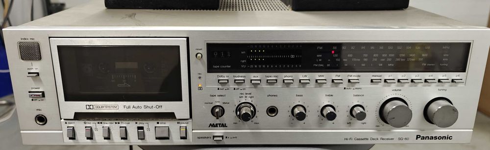 Kombajn amplituner + deck Panasonic SG-60