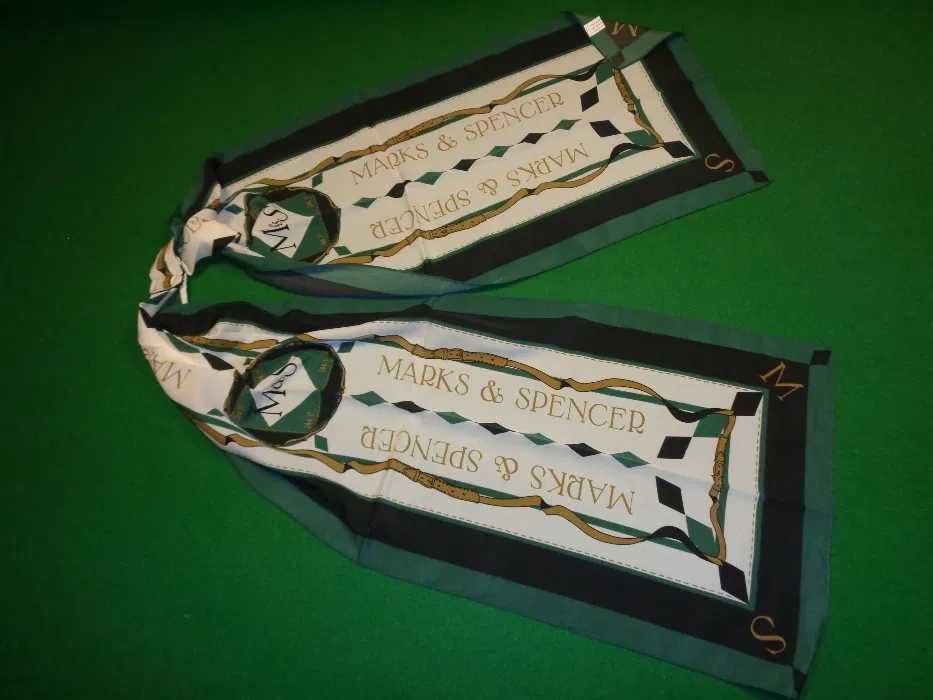 OKAZJ Marks Spencer M&S Cravat Scarf szal fular plastron apaszka męska