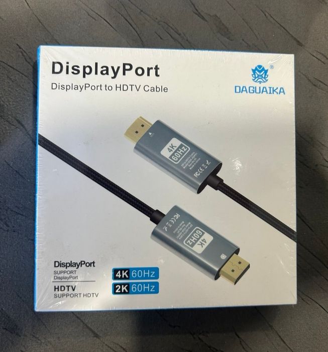 Кабель DisplayPort-HDMI DP DisplayPort 4K, DAGUAIKA