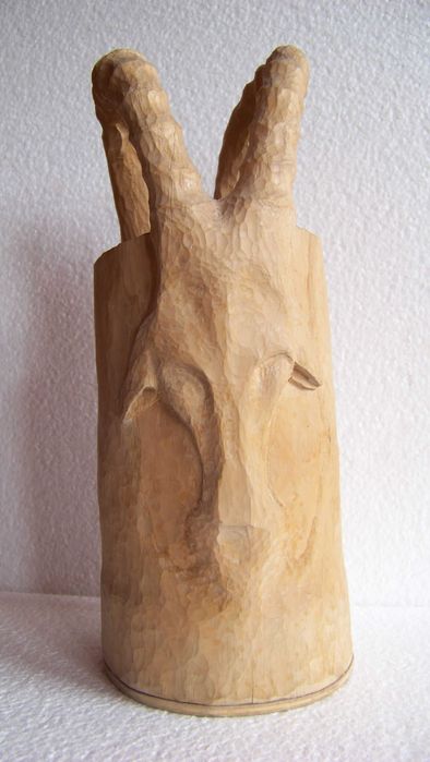 Baphomet, kozioł drewniany puchar