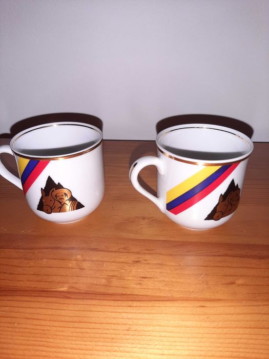 Conjunto de Chávenas de Coleção Café Delta, Série Ouro
