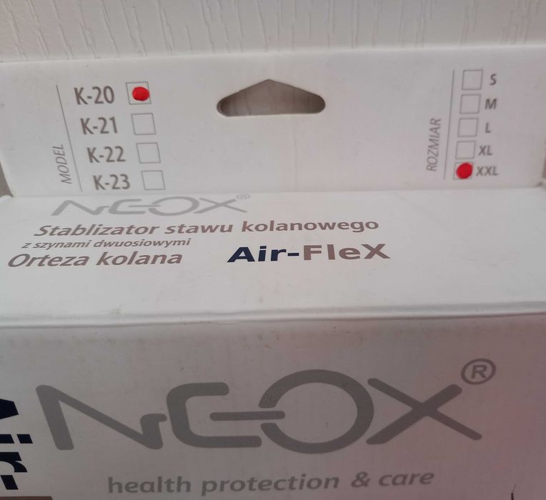 Orteza na kolano xxl, Stabilizator kolana Neox Air flex K-20