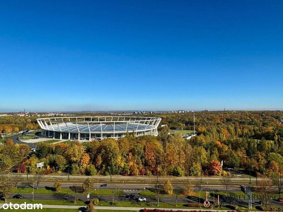 18 piętro widok na stadion i Park Śląski !