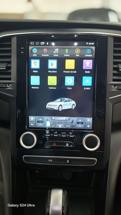 Rádio Android 14 com GPS Renault Mégane 4 (Novo)