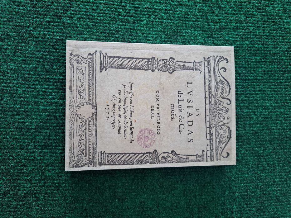 Os Lusíadas - Luis de Camões (Edição Fac-Similada)