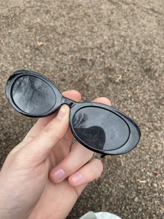 Солнечные очки Celine черного цвета