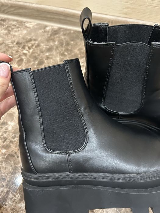 Ботінки челсі чорні