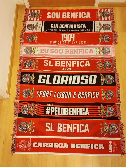Sport Lisboa e Benfica cachecol novo oficial futebol, escolhe o teu!