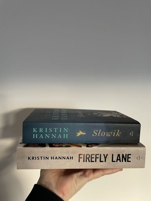 Zestaw dwoch ksiazek kristin hannah slwoik firefly lane