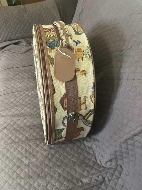 Mala viagem antiga em tecido Ledermoda