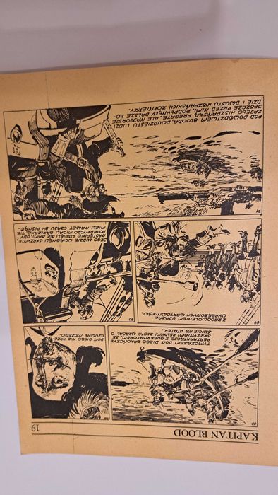 Komiks Kapitan Blood - rok wydania 1984