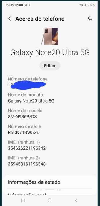 Galaxy note uktra 5G