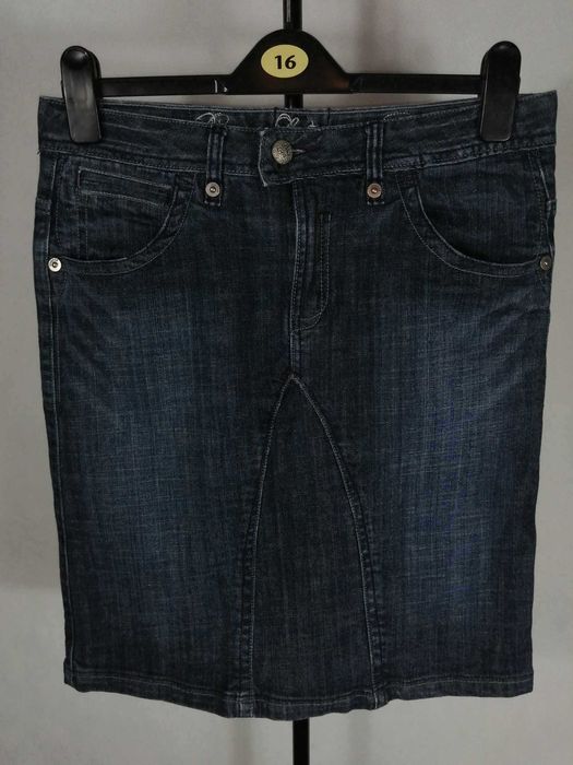 DIVERSE Jeans Spódnica Damska 30 Oryginalna Super Stan Bawełna Dżins