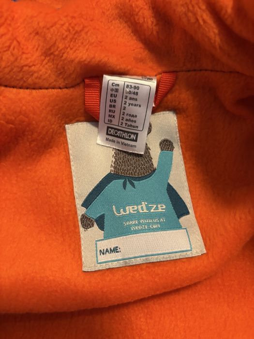 Botas e fato de neve Decathlon criança