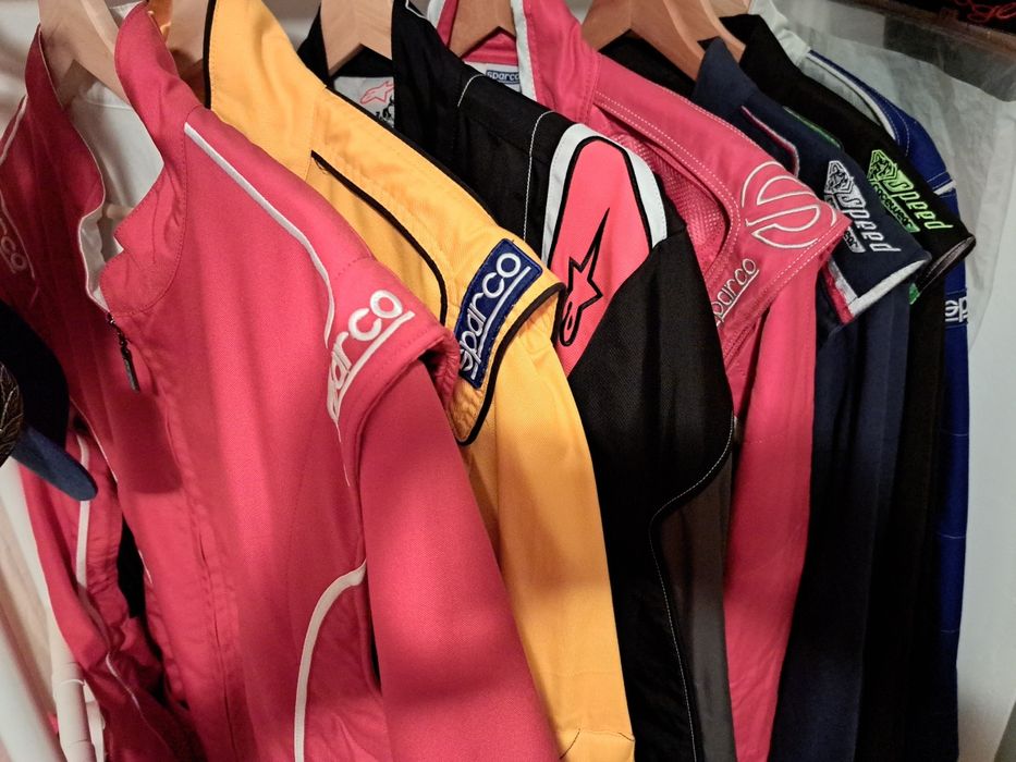 Fato kart Sparco vermelho XL nível 2 Novo.