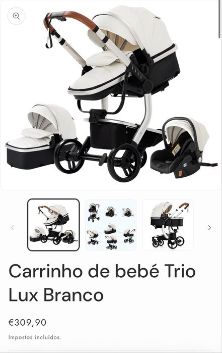 Carro de bebe Trio