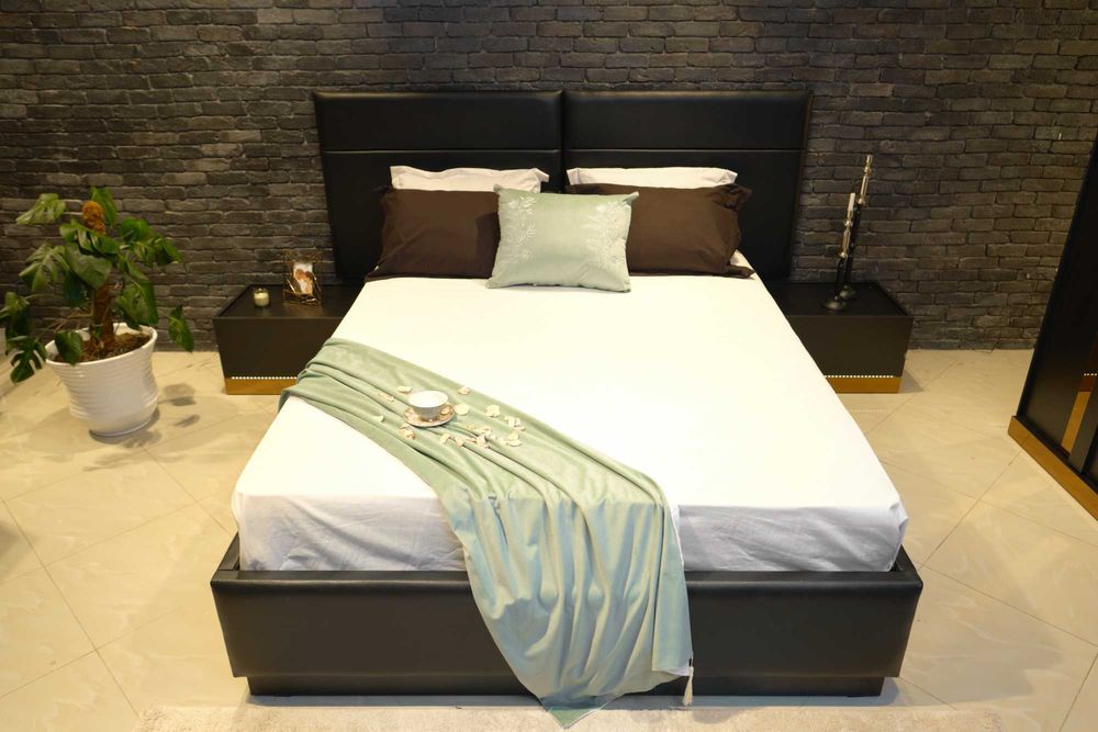 Conjunto Quarto Completo Casal Novo | Cama Roupeiro Cómoda Mesa