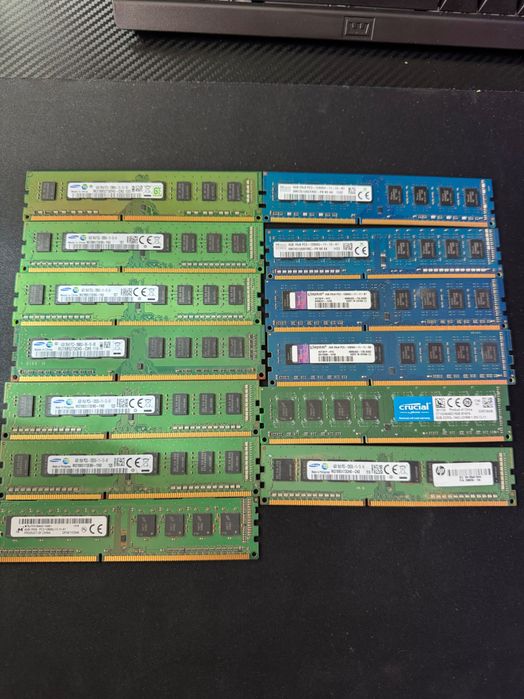 Lote memória RAM DDR3 56GB (12*4GB + 1*8GB)