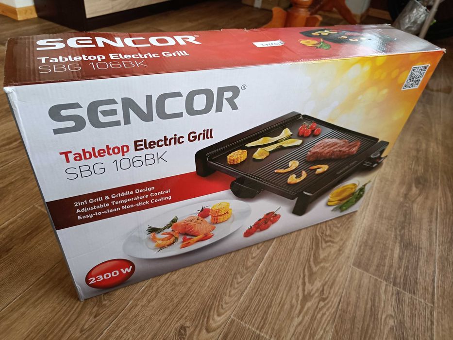 Elektryczny Grill stołowy firmy Sencor – model SBG 106BK