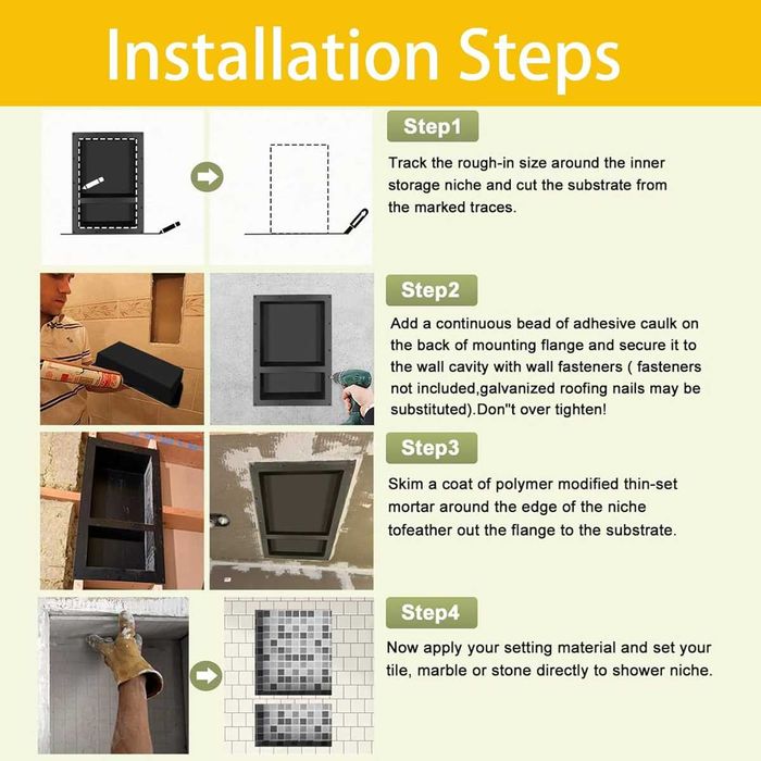 Nowa wnęka prysznicowa do zabudowy / półka / szafka / regał !A2113!