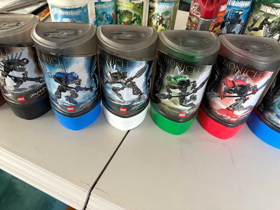 Coleção LEGO BIONICLE Completa – Titan + Toa Metru + Rahkshi – RARA