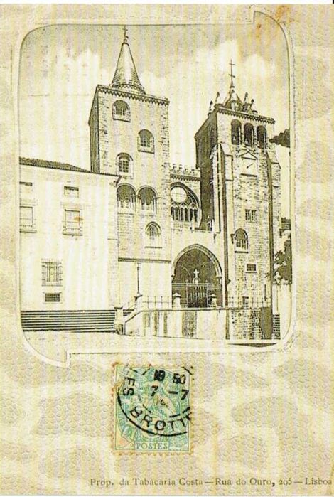 3 Postais antigos de CTT Coleção Selos e Postais de Portugal