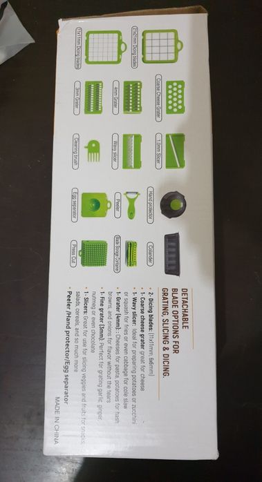 Conjunto de 16 peças, Picador/cortador multifunções