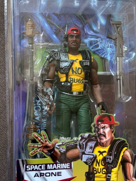 Фігурка Чужі сержант Ел Ейпон NECA Aliens Space Marine Sgt. Apone