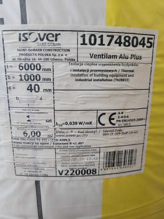 Wełna mineralna Isover