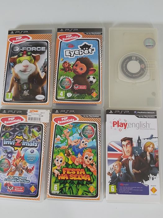 Jogos PSP e vídeos
