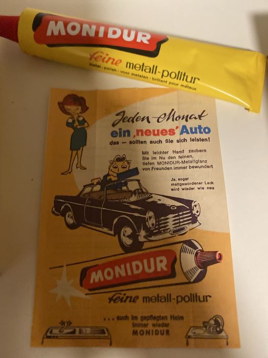 Pasta fina de polimento Monidur