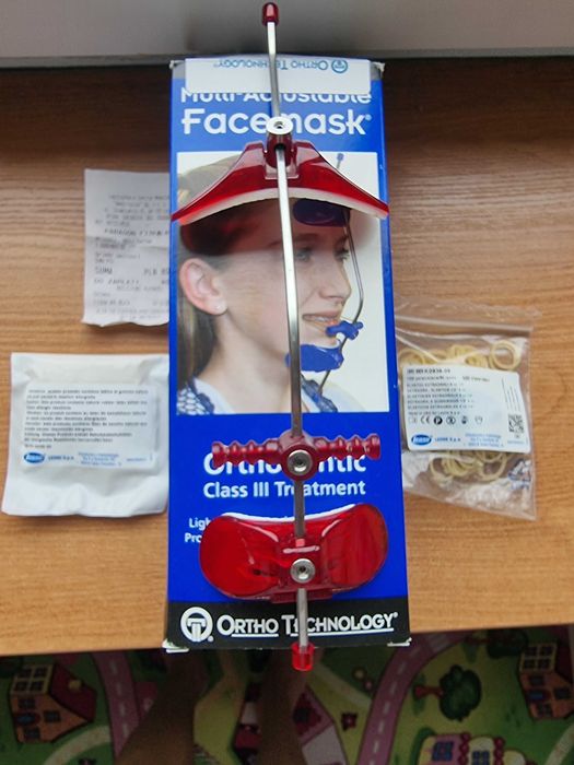 Maska ortodontyczna twarzowa